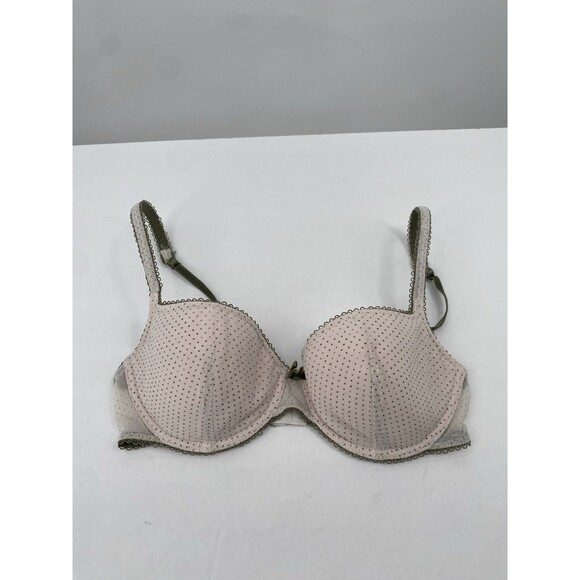 Elle Macpherson Intimates Harmonies Countour Bra 34C Polka Dot Rockabilly Pinup - Picture 1 of 6